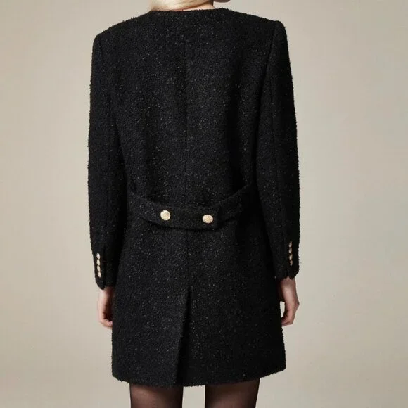 J Crew Textured Wool Blend Lady Coat size 0 - Picture 3 of 9